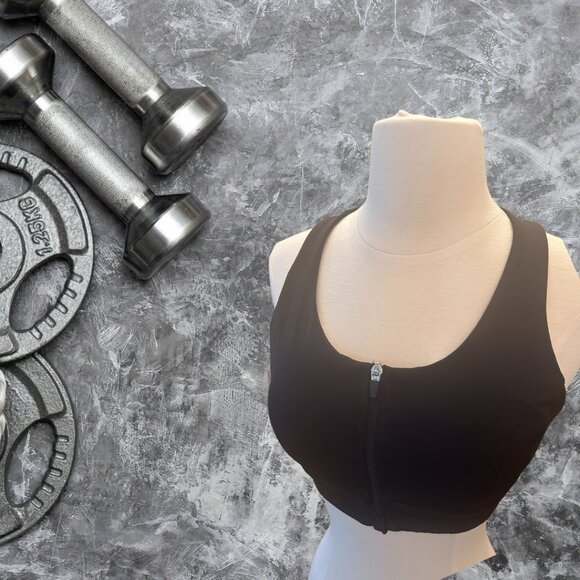 ๐ช๐ค Tek Gear High-Impact Zip Front Sports Bra โ Size M ๐ค๐ช - Picture 6 of 6